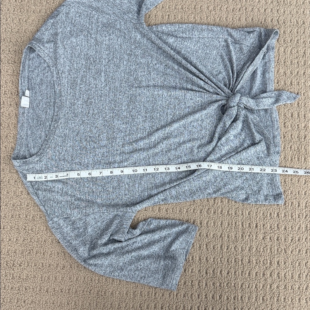 GAP Grey Knit Short Sleeved Tunic - Picture 7 of 8